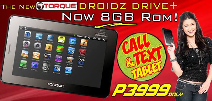 Torque Droidz Drive+ Specs, Availability and Price in the Philippines