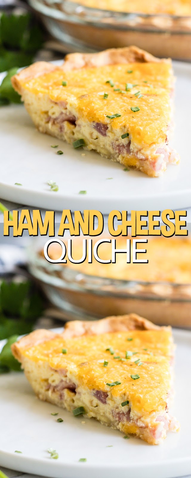 HAM AND CHEESE QUICHE