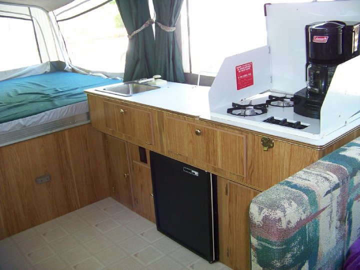 Camping in the Coleman Camper Photos