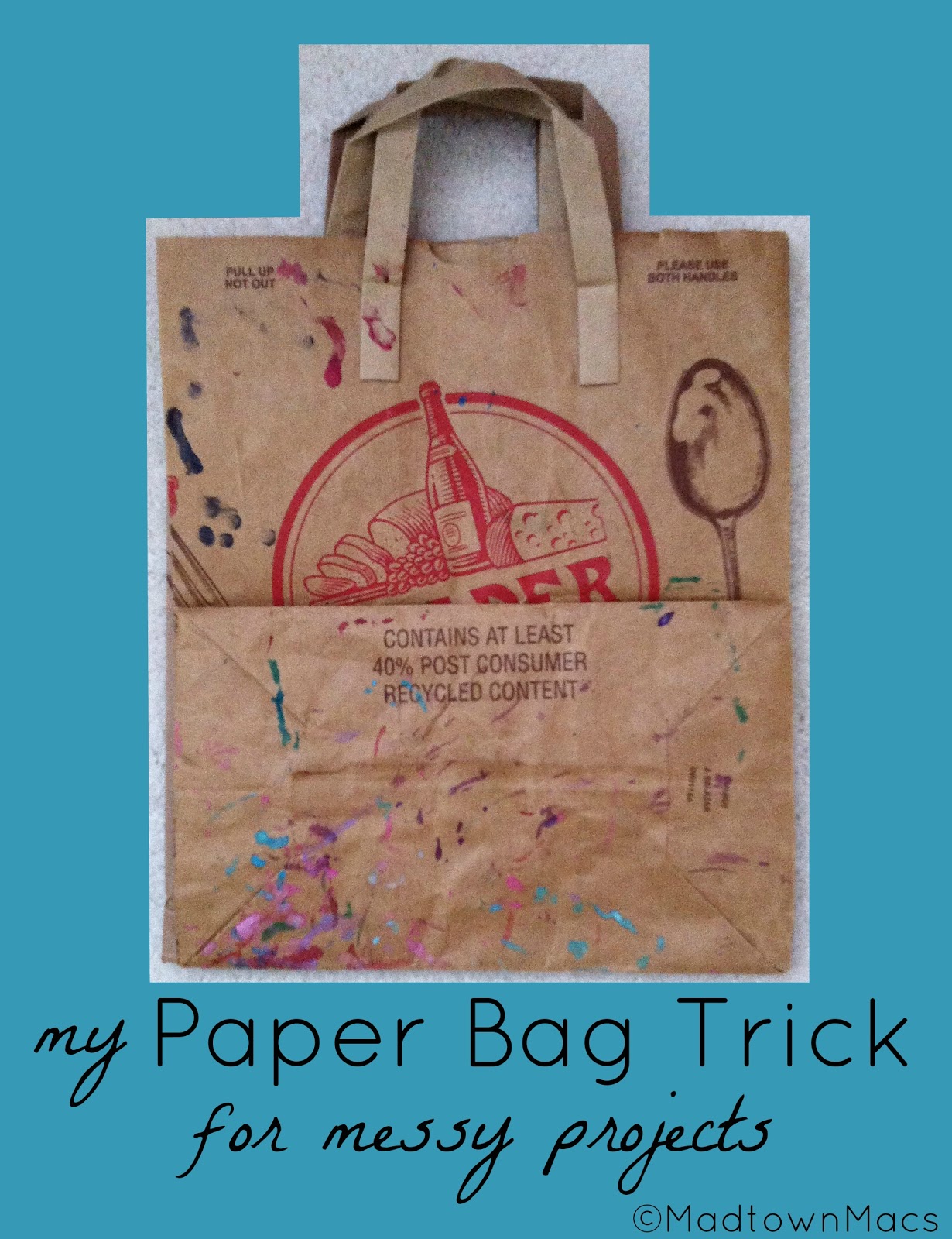 My Paper Bag Trick for Messy Projects | Charisa Darling