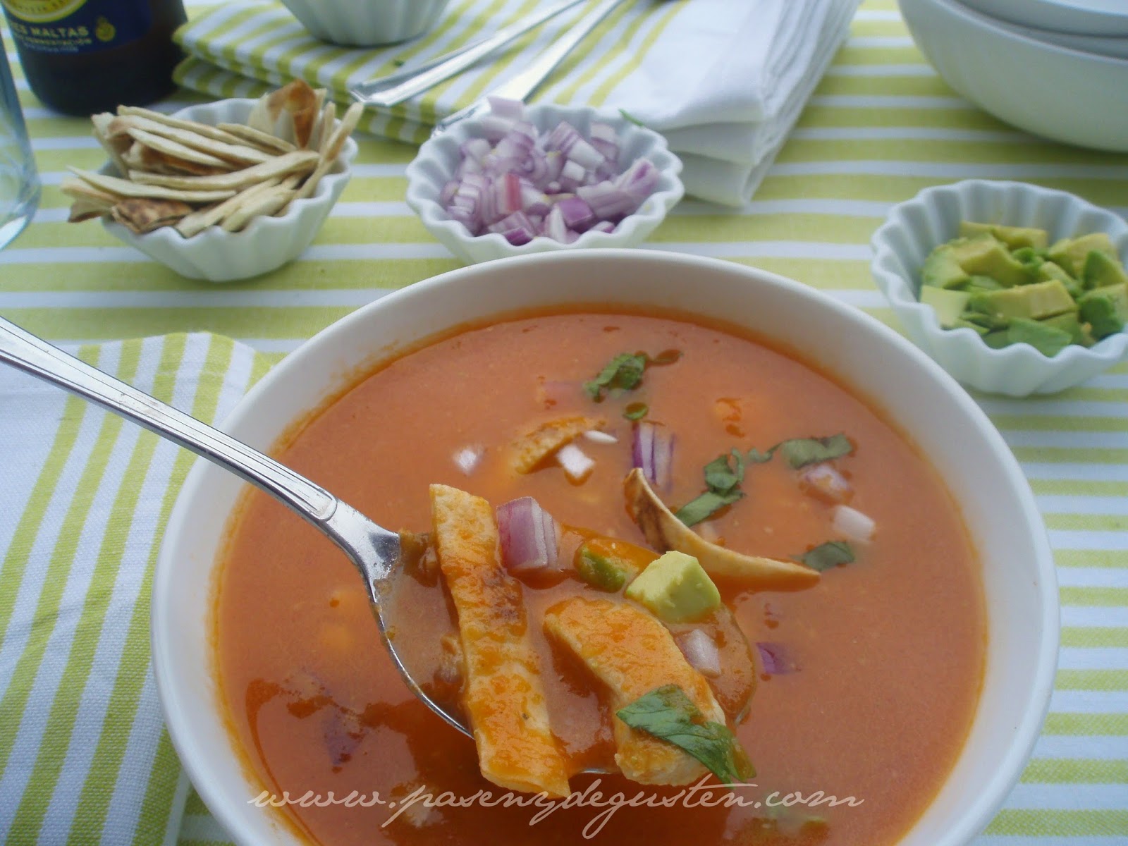 SOPA MEJICANA. - PASEN Y DEGUSTEN