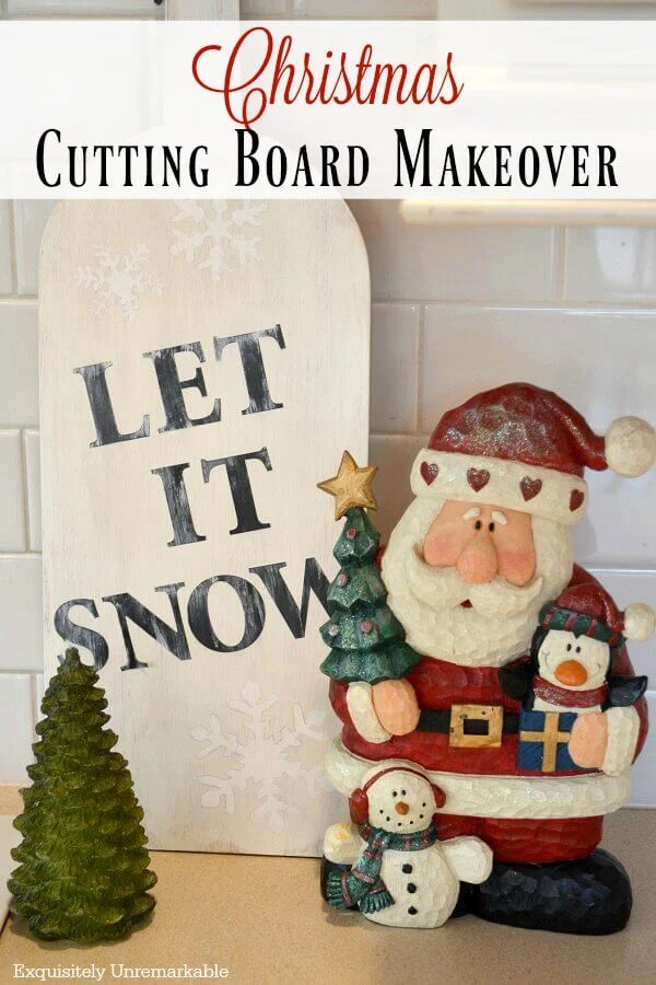 Christmas Cutting  Board Makeover Graphic