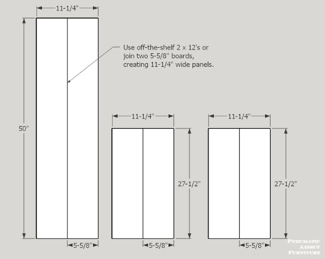 Floating Top Console Table Building Plans Pneumatic Addict