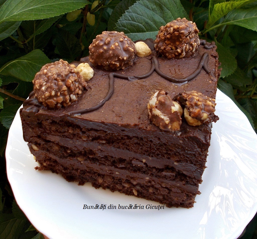 Tort Ferrero Rocher - Bunătăți din bucătăria Gicuței