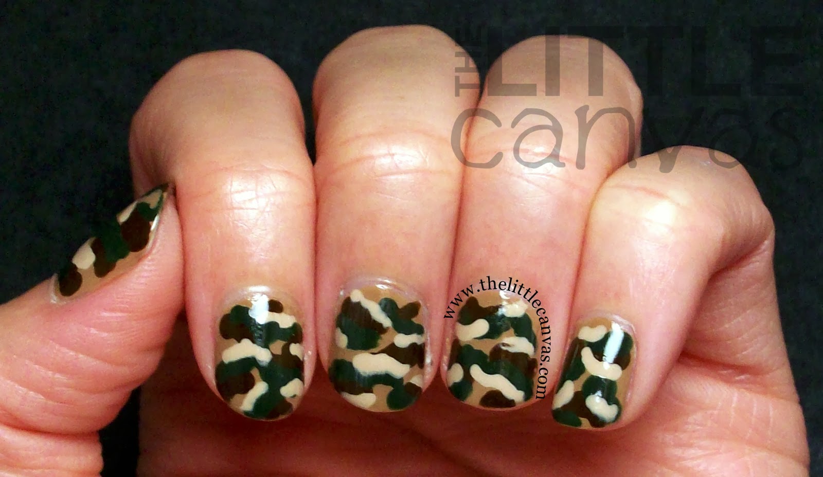 Zoya Camo Nail Art The Little Canvas