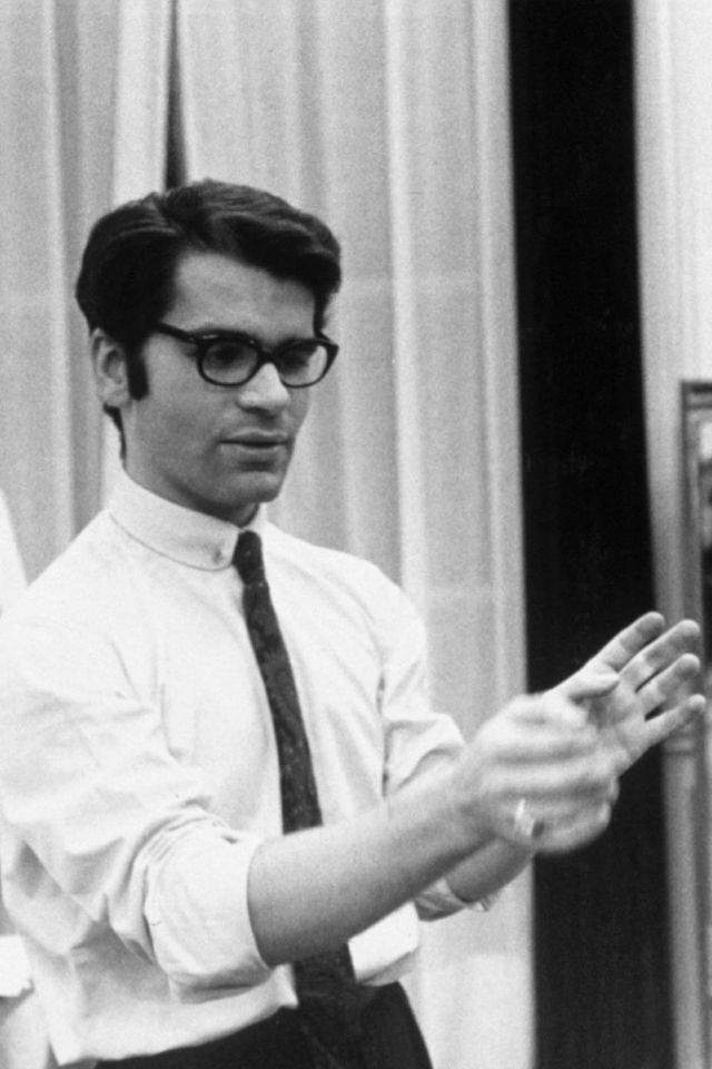 30 Best Vintage Photos of a Young and Handsome Karl Lagerfeld in the