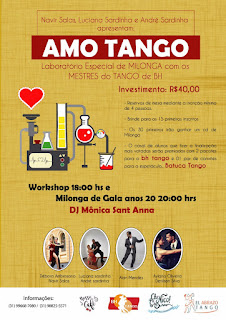 Laboratório de tango com profissionais de BH