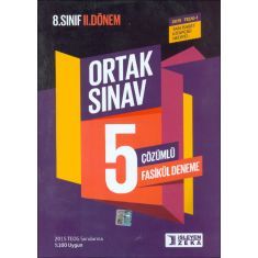 İşleyen Zeka 8.Sınıf II.Dönem Ortak Sınav 5 Çözümlü Fasikül Deneme İşleyen Zeka 8.Sınıf II.Dönem Ortak Sınav 5 Çözümlü Fasikül Deneme