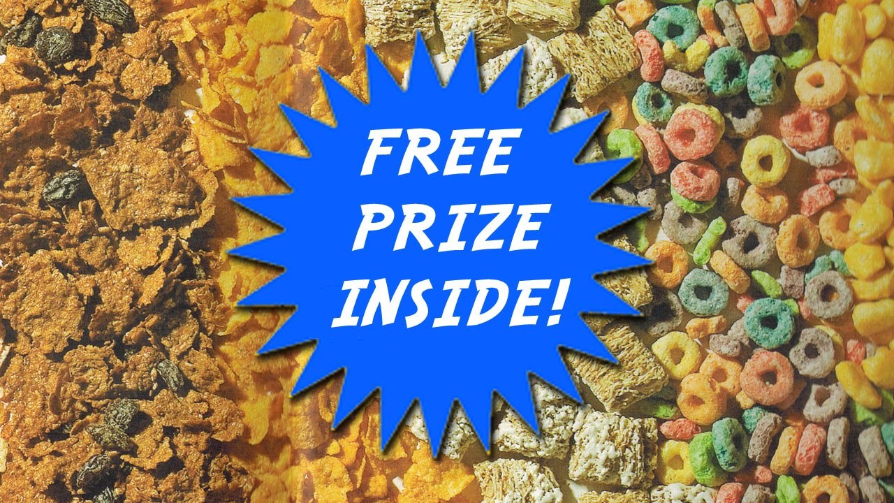 Cereal box prize