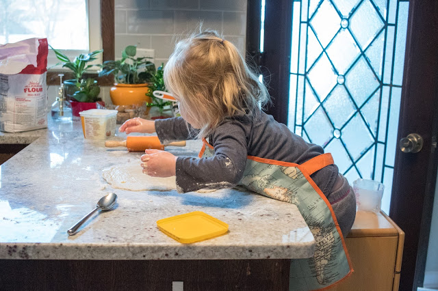 Cinnamon roll recipe for children - so easy that your 3-year-old can bake them. In a Montessori home, children can independently make this treat for themselves and their families.