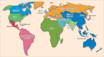 middle east in world map