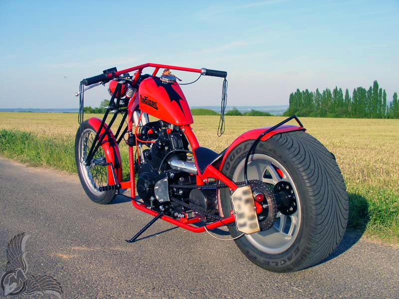 czech ducati chopper -left rear | chopperweb.cz