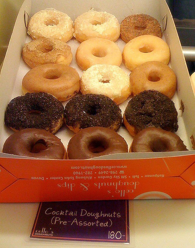 Cello's Doughnuts and Dips in SM City Davao