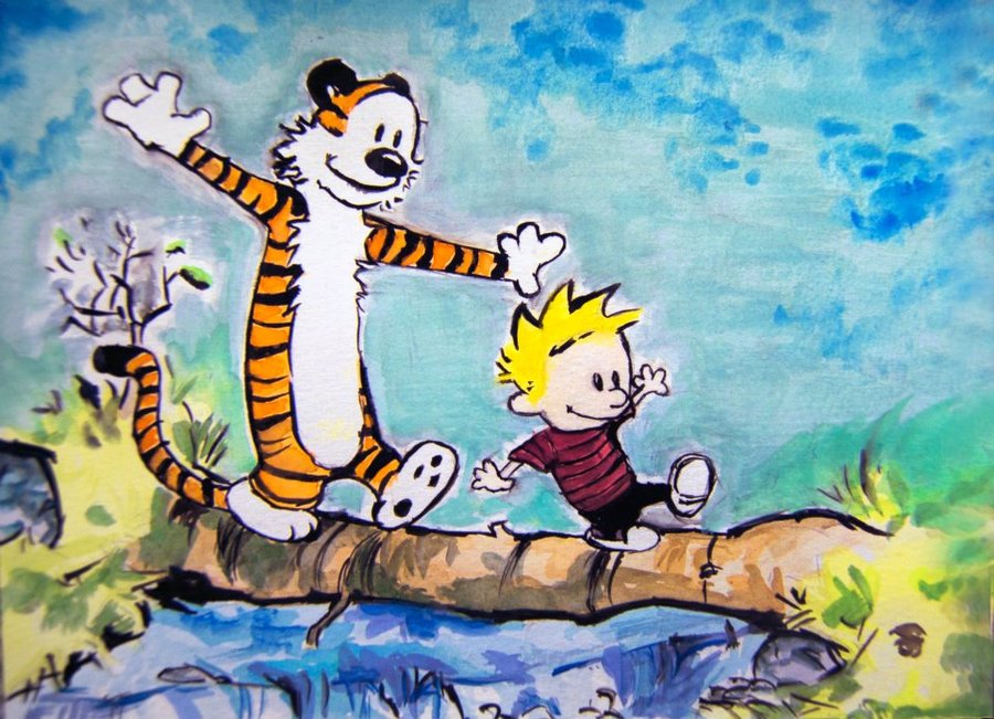 Calvin and Hobbes River by Smoky Pixel.