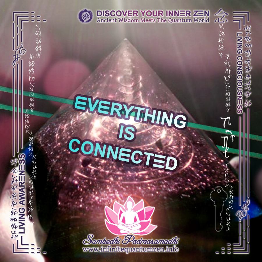 Everything Is Connected - Orgone Pyramid, Future Now Gateway, Multidimensional Code - Infinite Quantum Zen, Success Life Quotes