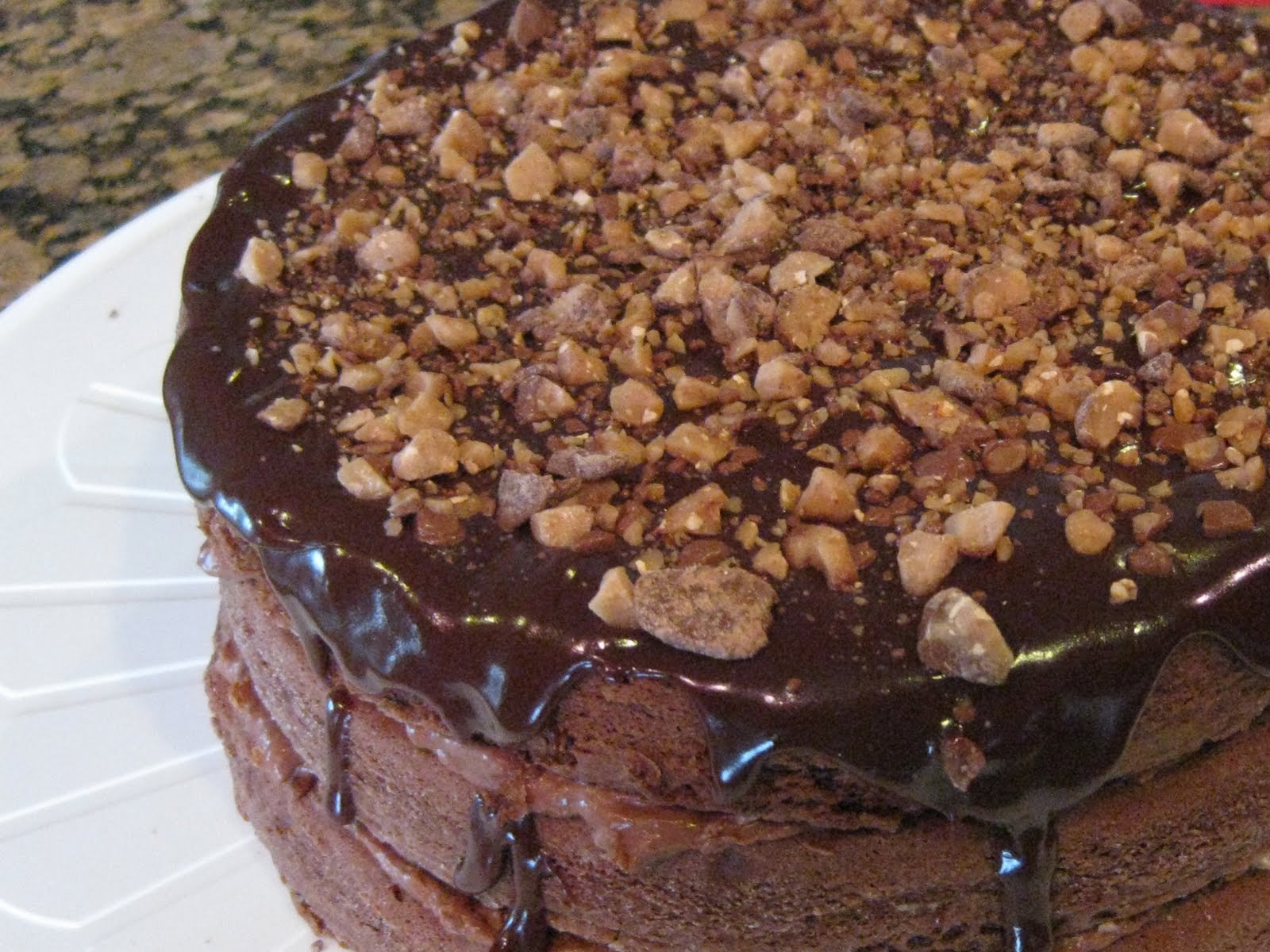 Back Pocket Creations Toffee Chocolate Mousse Cake