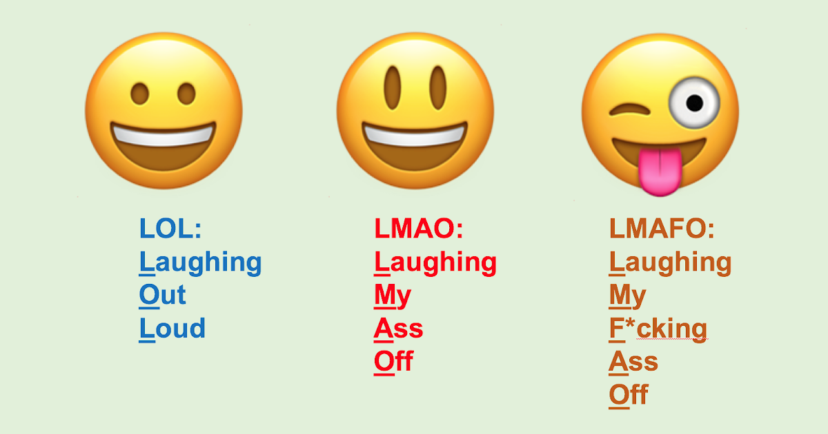 Joyful Public Speaking (from fear to joy): Acronyms – LOL, LMAO, and LMFAO