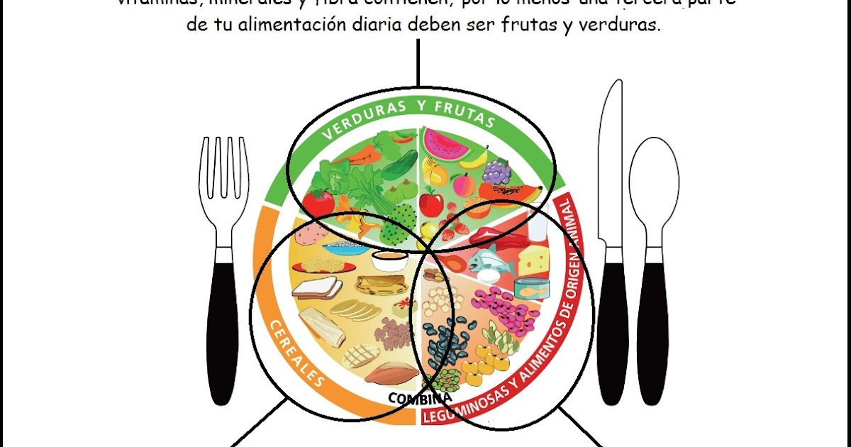 image of 4to Grado (Ciencias Naturales) - El Plato del Buen/Bien Comer