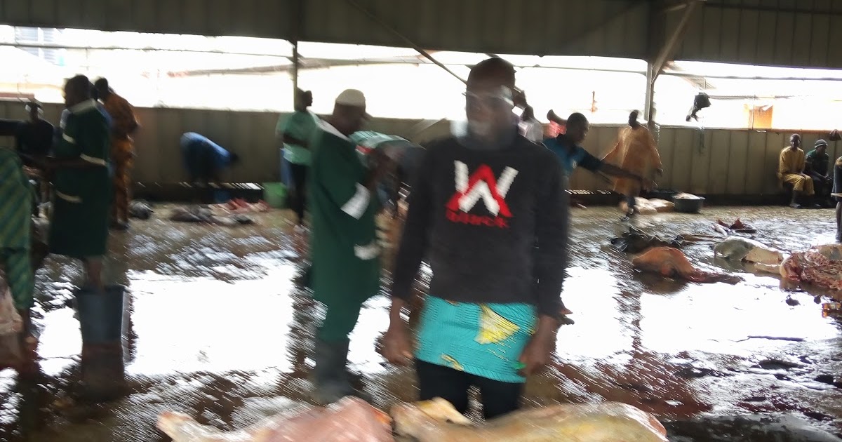 Face shields in abattoirs and meat processing plants.