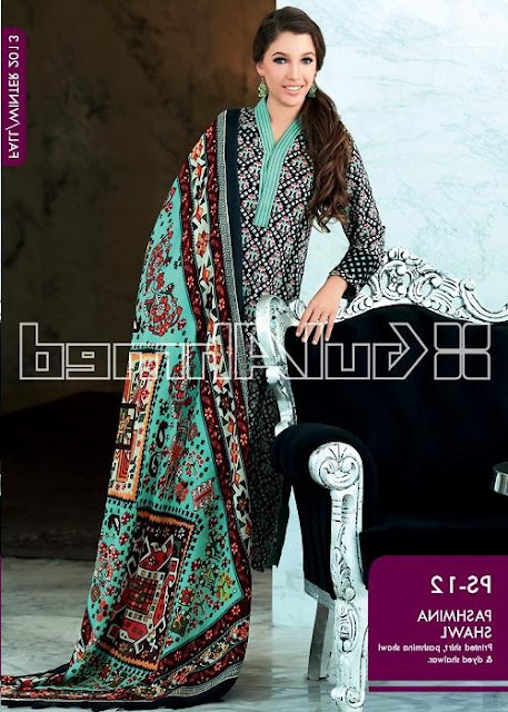 www gul ahmed winter collection 2013