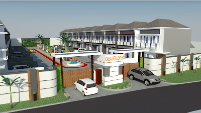 Perumahan Casa Bellevue Residence: Dijual Rumah Cluster Exclusive Baru di Bintaro Jakarta, Strategis Selatan Jakarta, Dekat Tol Bintaro dan JORR.