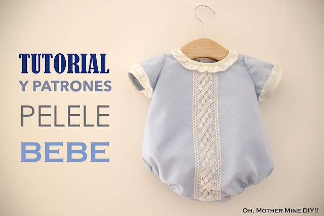 tutorial y patrones pelele ranita bebe ropa diy