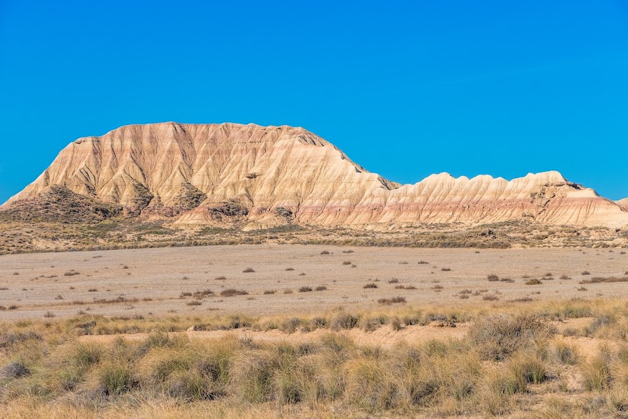 Bardenas Reales, cabezos, España, Navarra