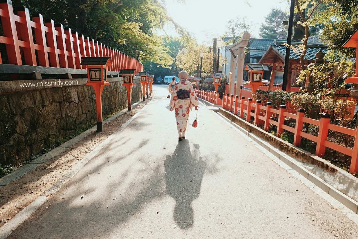 pengalaman sewa kimono di kyoto