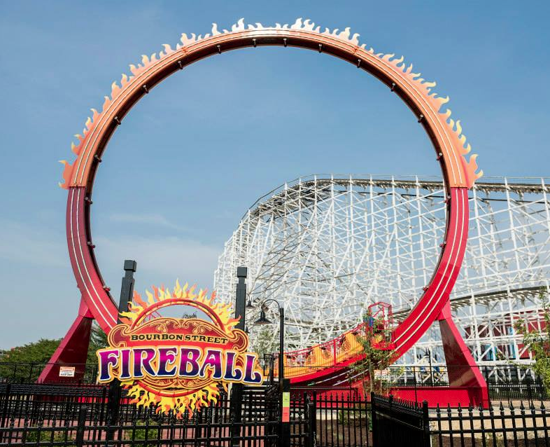 NewsPlusNotes Six Flags America Opens Bourbon Street Fireball
