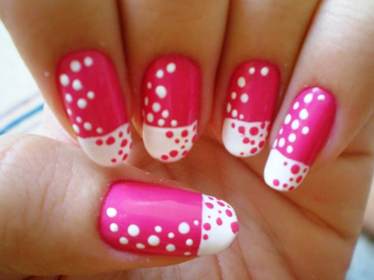 3. Simple Pink and White Nail Art Tutorial - wide 4