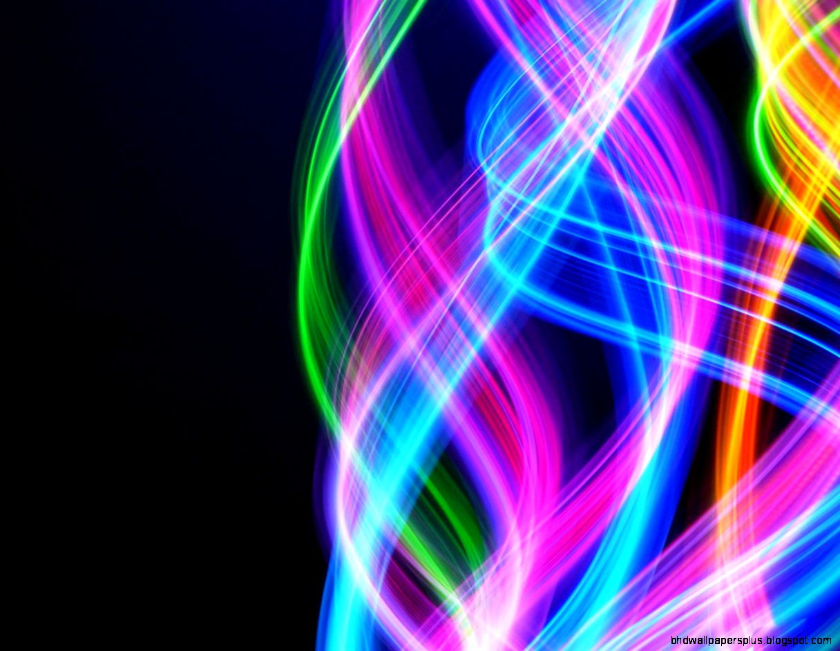Cool Colorful Neon Colors Background