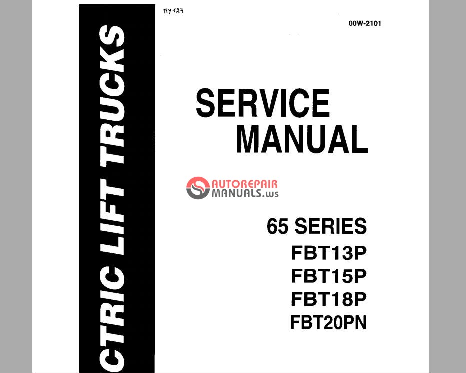 forklift manual nichiyu service