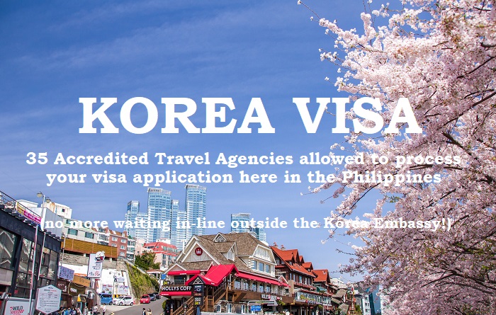 KOREA VISA: 35 Accredited Travel Agencies Allowed to Process your Visa Applications