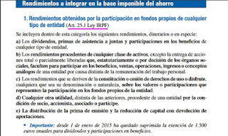 RENDIMIENTOS DEL CAPITAL MOBILIARIO