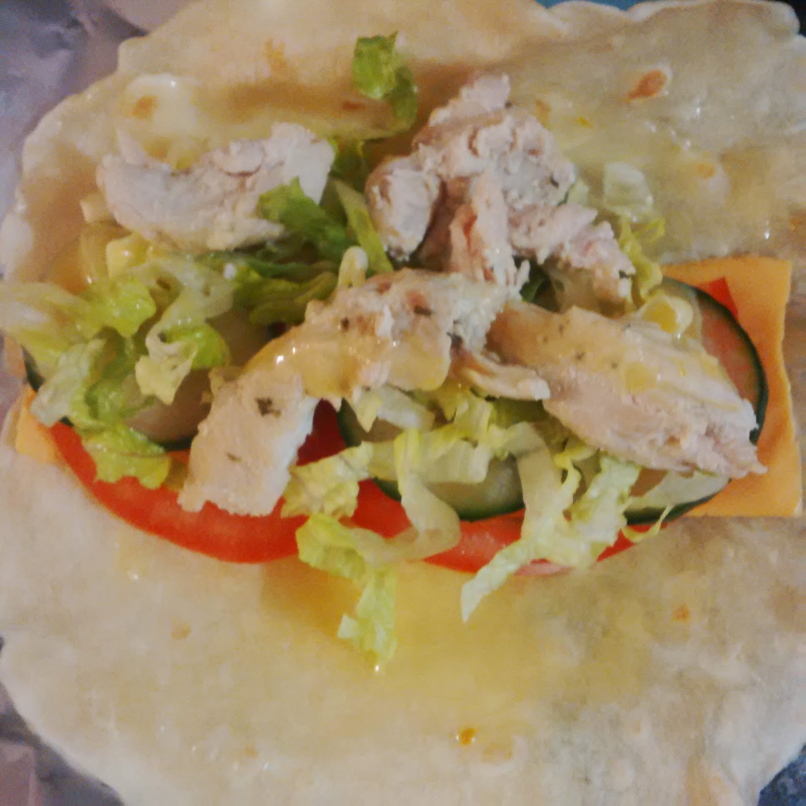Cladora's Recipes How to make a honeymustard chicken wrap!