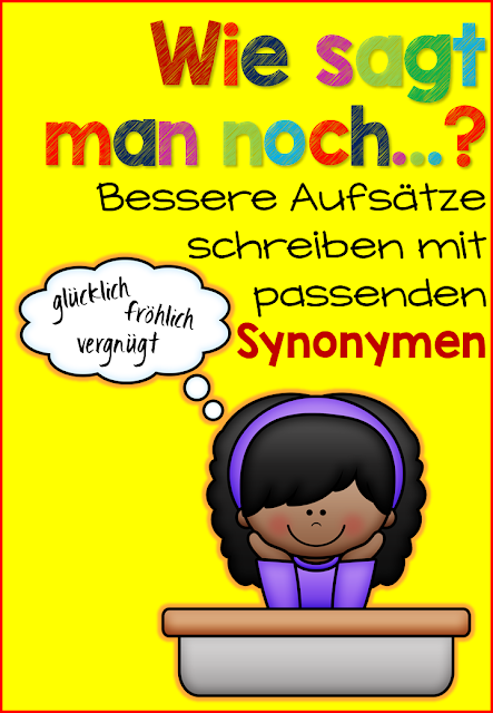 Aufsatztraining- Synonyme verwenden - Learn German With Fun