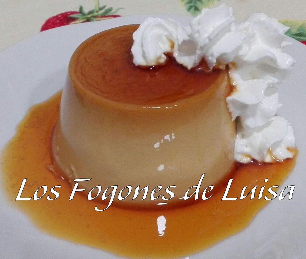 Receta Flan De Cafe Con Nata Los Fogones de Luisa: FLAN DE CAFĂ Y NATA SUPER RĂPIDO