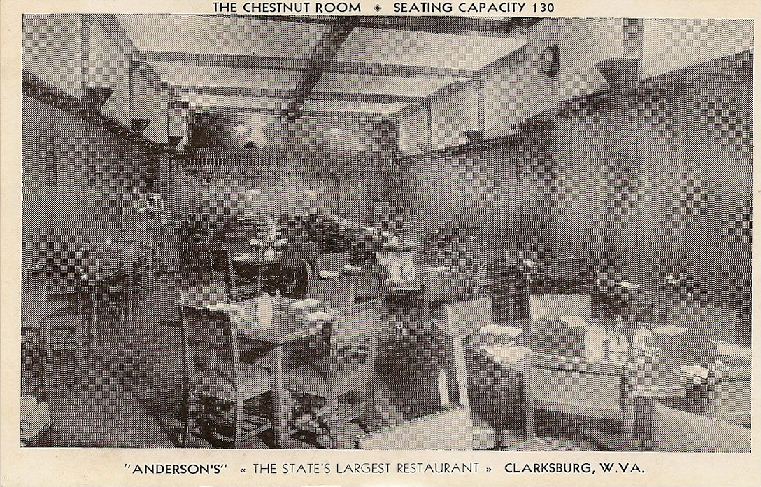 Uibles: A Family Blog: Summer 1936-37 Anderson's Restaurant, Clarksburg WV
