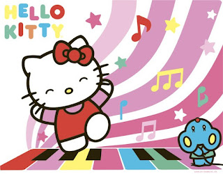 Gambar Kitty Menari Terbaru Animasi Bergerak Bernyanyi Dancing