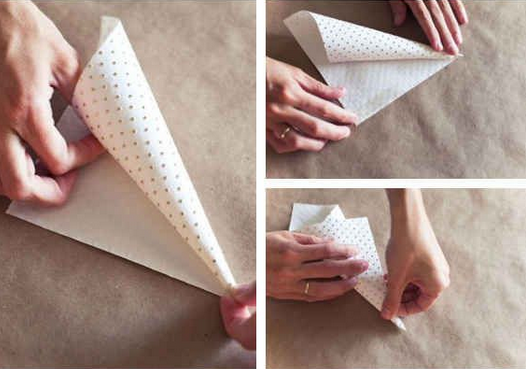 Como fazer cone para arroz/ pétalas cone+1 - Como fazer cone para arroz/ pétalas