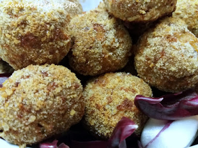 Polpette con olive al forno