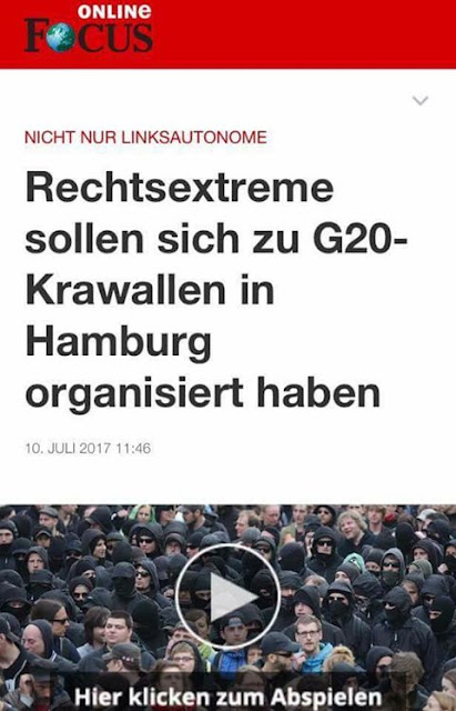 Verdrehte Welt! Nazis organisierten Krawalle in Hamburg!