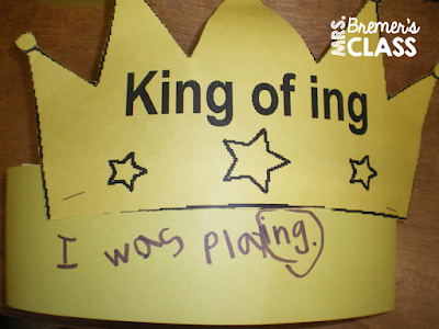 Fun ideas and literacy activities for learning about the ending ING. #kindergarten #1stgrade #literacy