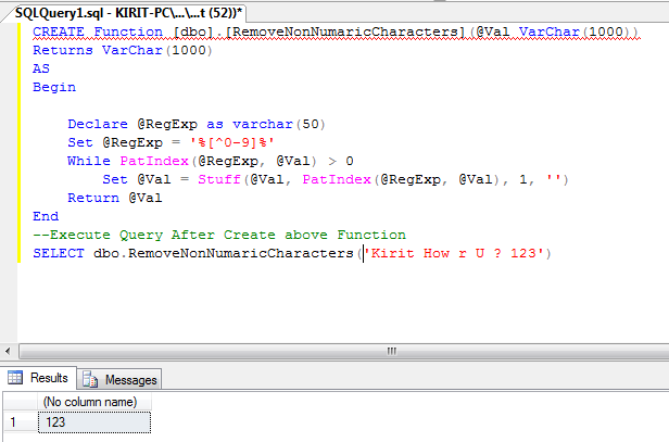 numeric sql numeric sql