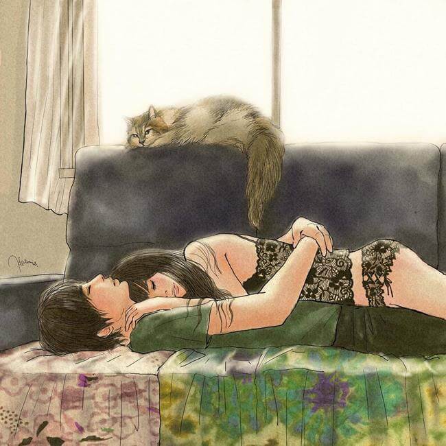 Intriguingly Beautiful Illustrations Show What It's Like To Be Crazy In Love Intriguingly Beautiful Illustrations Show What It's Like To Be Crazy In Love
