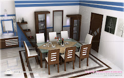 interior middle class dining indian designs room 3d kerala rendering bedroom plans master floor foyer keralahousedesigns bedrooms classes