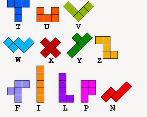 Пентамино: Виды и количество фигур пентамино