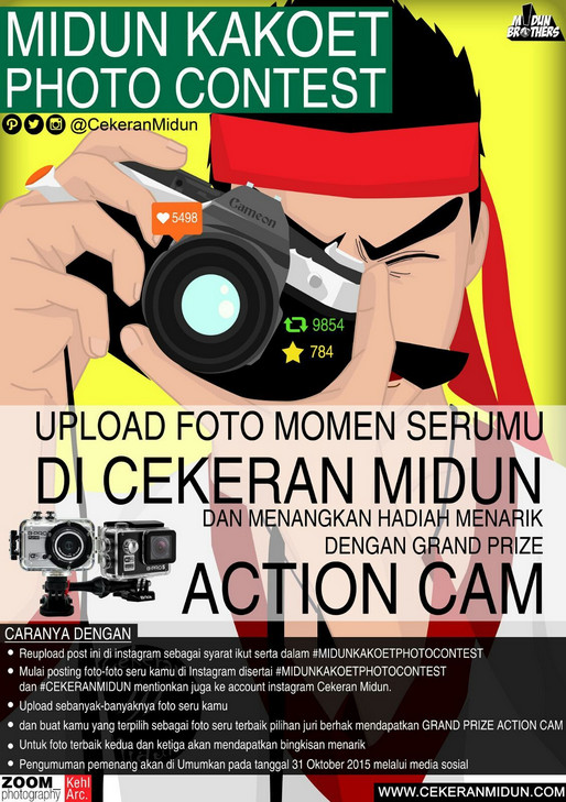 Kontes Foto Cekeran Midun Berhadiah Action Camera