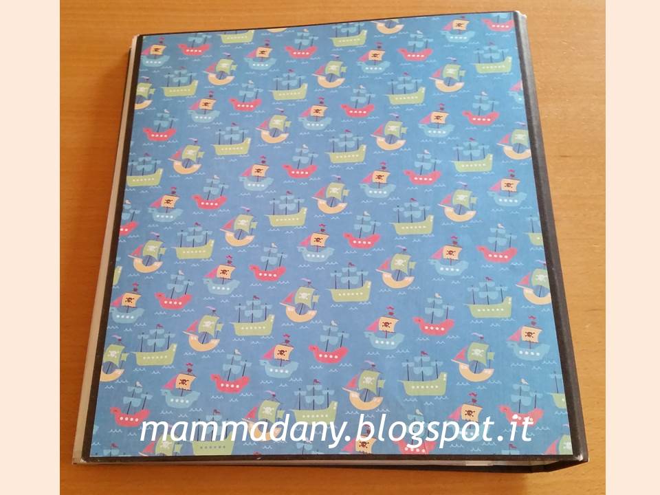 Raccoglitore Foto Con Anelli S.O.H.O. - 50 Pagine, 23x21cm, Navy, Con Fiocco - Foto 13