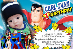superman invitation layout sample theme birthday tarpaulin template